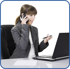 Businesswoman on the Phone
